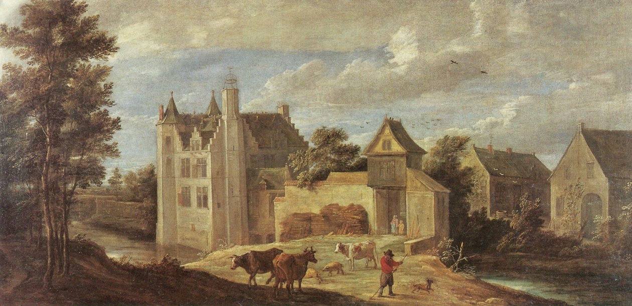Drij Toren by David Teniers the Younger: Fine art print