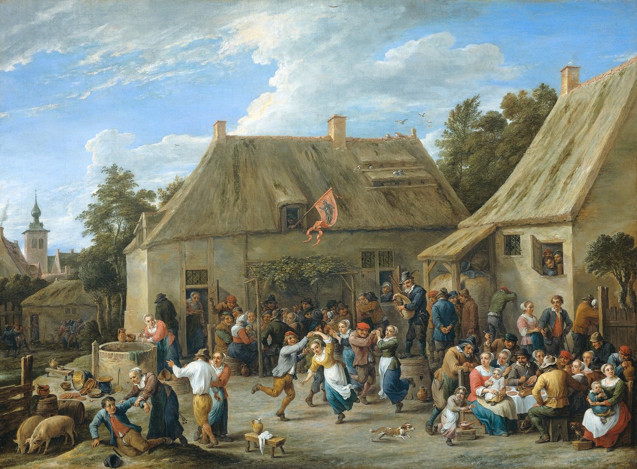 Peasant Kermis by David Teniers the Younger