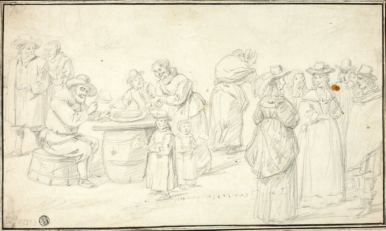 Study for Country Festival near Antwerp by David Teniers the Younger