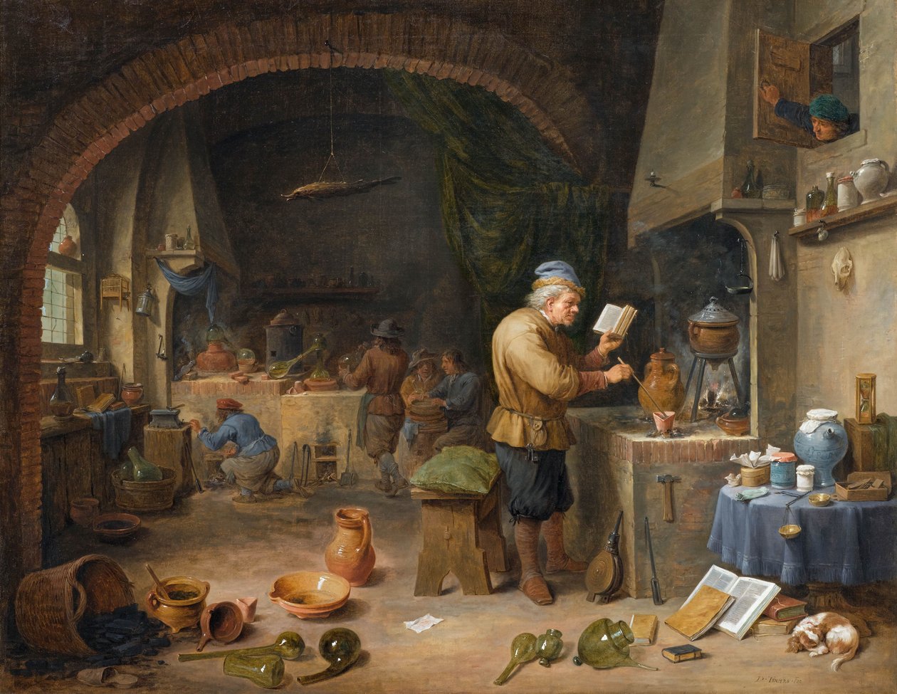 The Alchemist by David Teniers the Younger