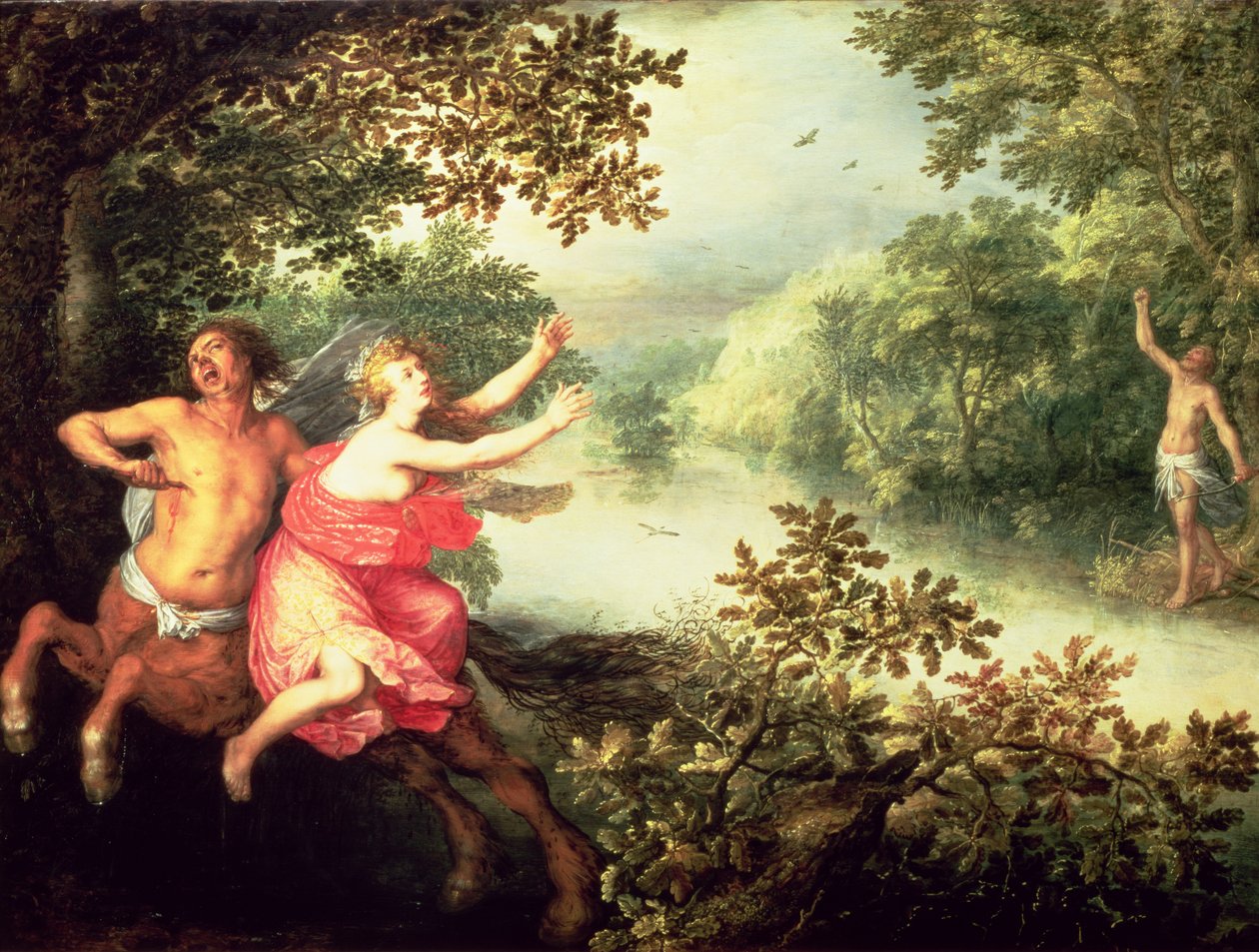 Hercules, Deianeira and the Centaur Nessus, 1612 by David Vinckboons
