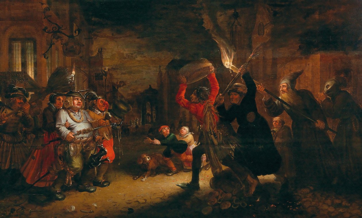 The Fight Between Carnival and Lent by David Vinckboons