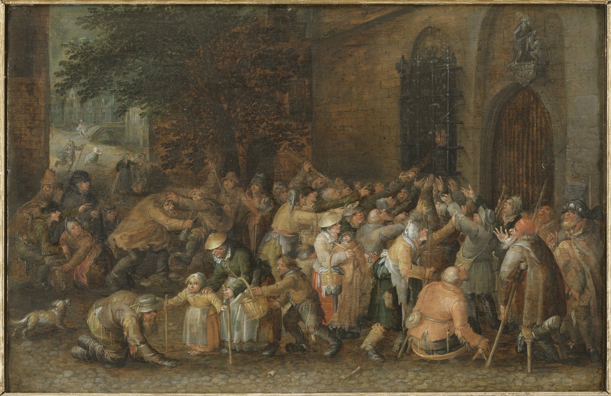 Distributing Alms by David Vinckeboons