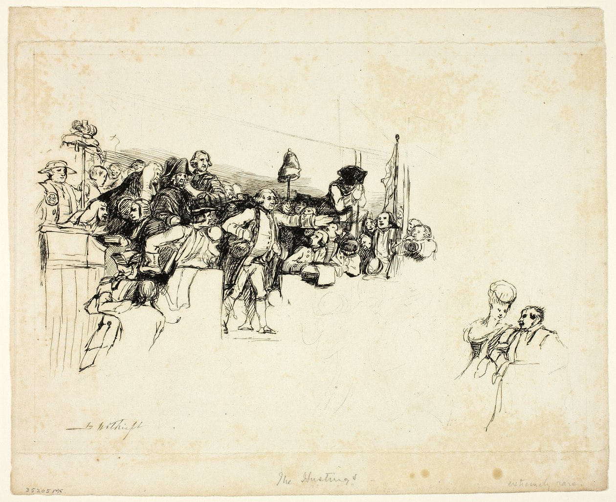 Charles James Fox on the Hustings at Covent Garden by David Wilkie