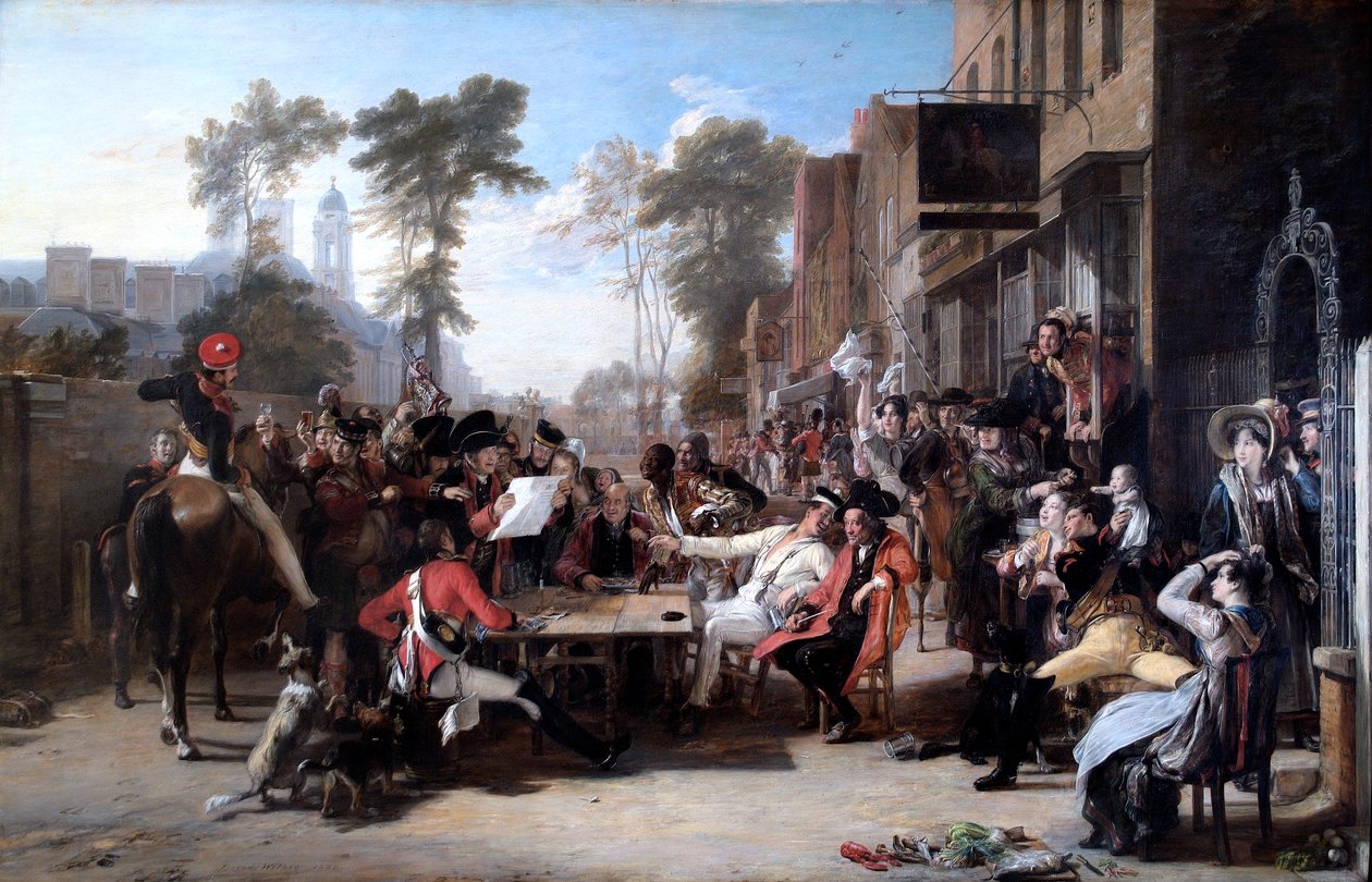 Chelsea Pensioners Reading the Waterloo Dispatch by David Wilkie