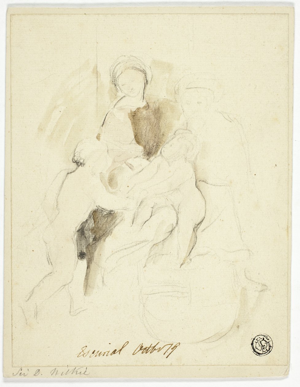 Holy Family in the Escorial by David Wilkie