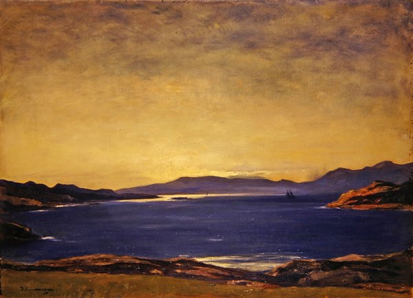 Evening, Firth of Lorn by David Young Cameron