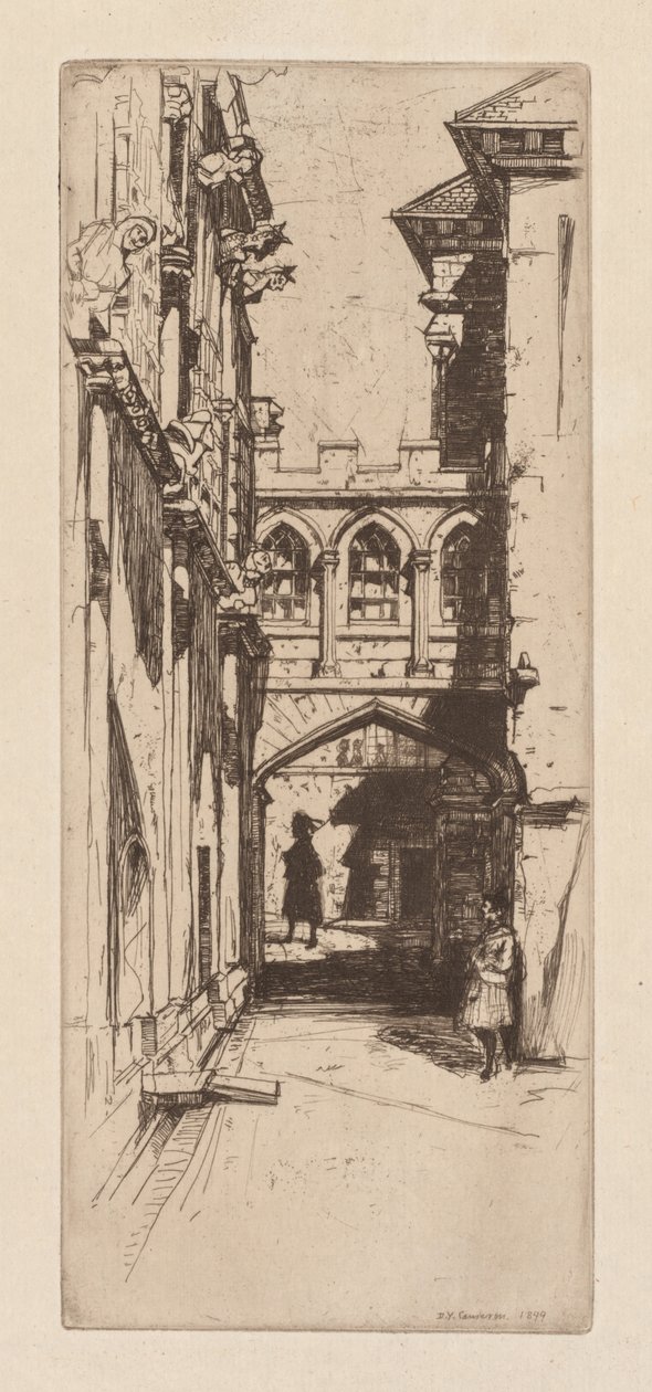 In Stirling Castle or A Scottish Palace, 1899 by David Young Cameron