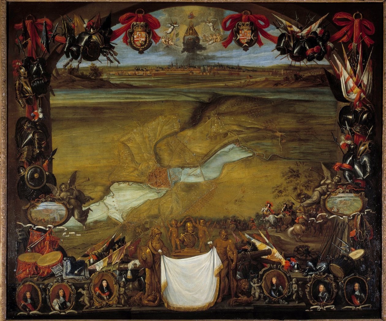 Valenciennes Besieged by the French Troops Commanded by Henri de La Tour d