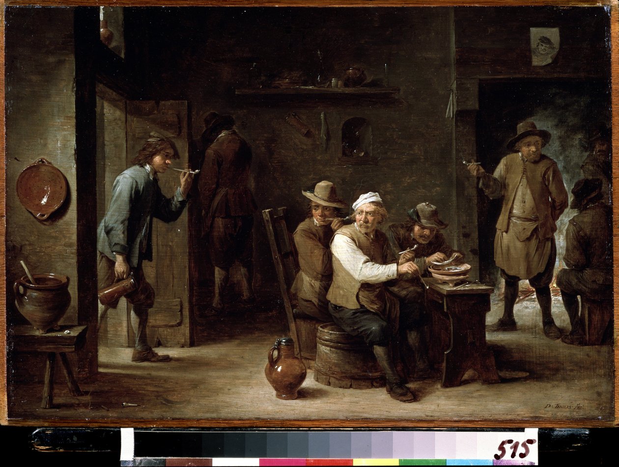 In the Tavern by David Teniers the Younger