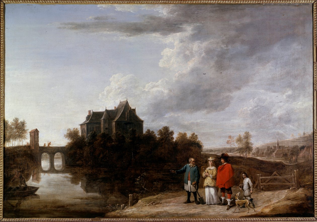 The Chateau de Teniers at Perck by David Teniers the Younger