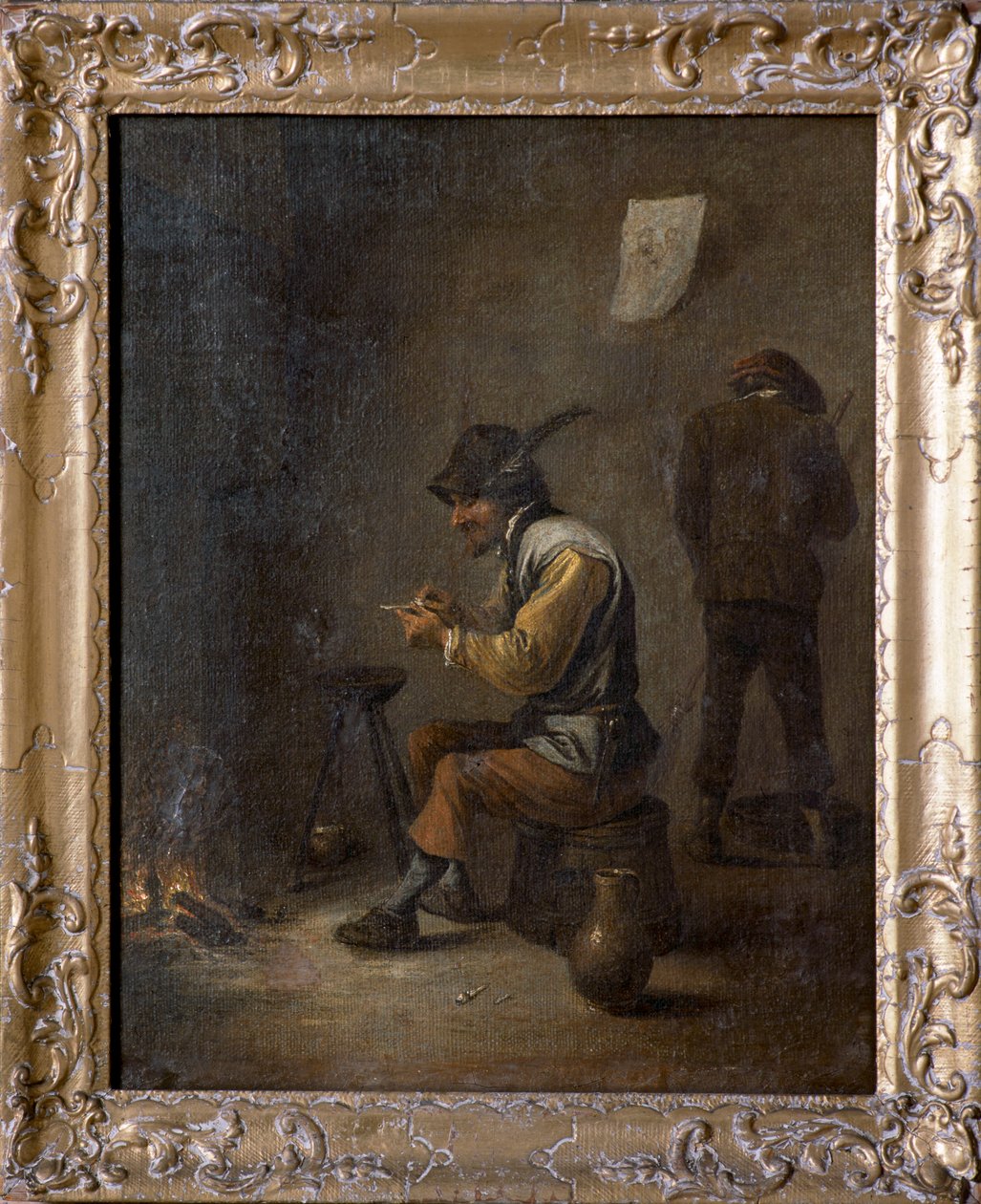 Peasants in an Interior by David Teniers the Younger