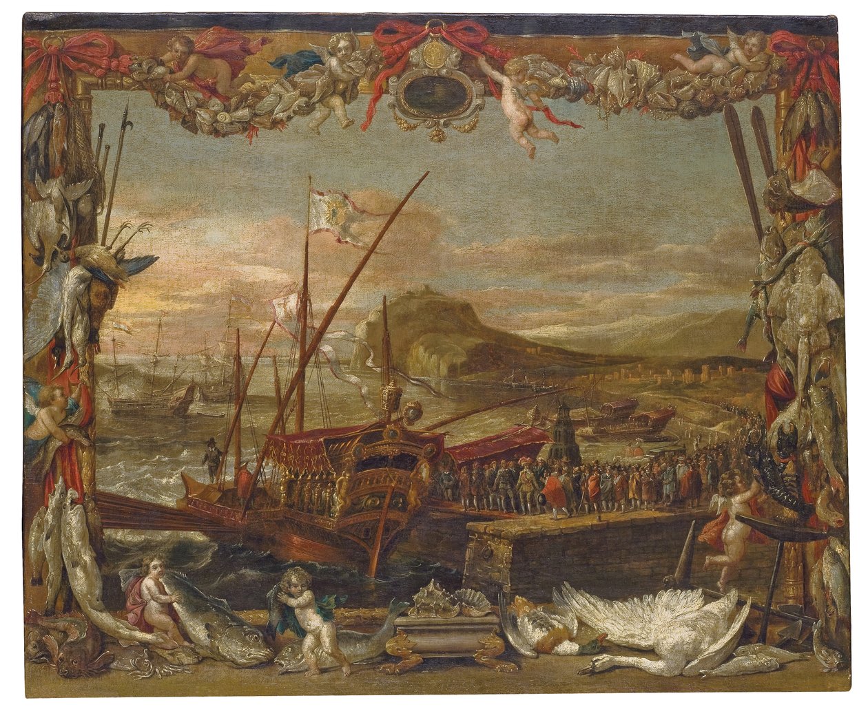 The Embarkation of Don Juan of Austria by David Teniers the Younger