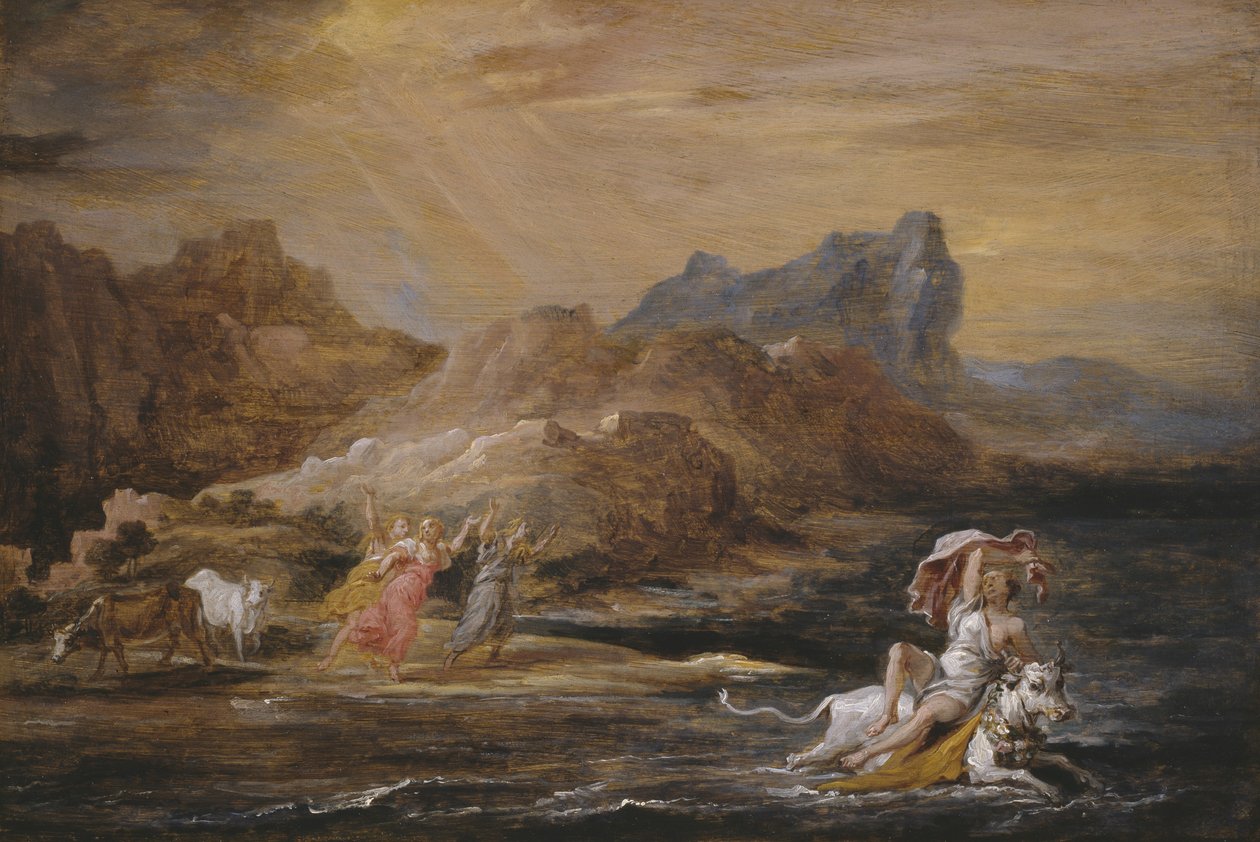 The Rape of Europa, 1654-56 by David Teniers the Younger