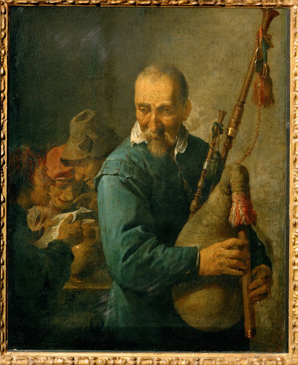 The Bagpiper by David the Younger Teniers