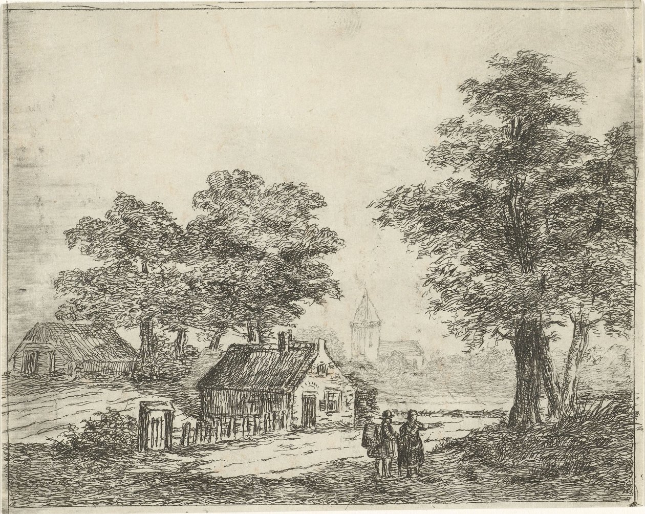 Landscape with Walkers by David van der Kellen