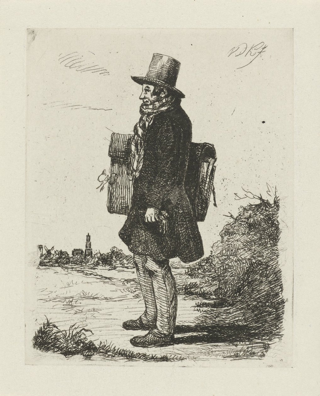 Portrait of Hermanus Jan Hendrik Rijkelijkhuizen by David van der Kellen