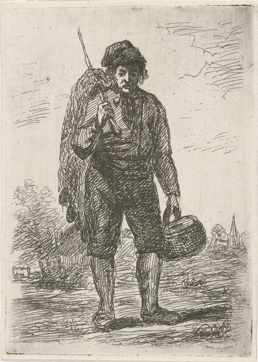 Fisherman by David van der Kellen