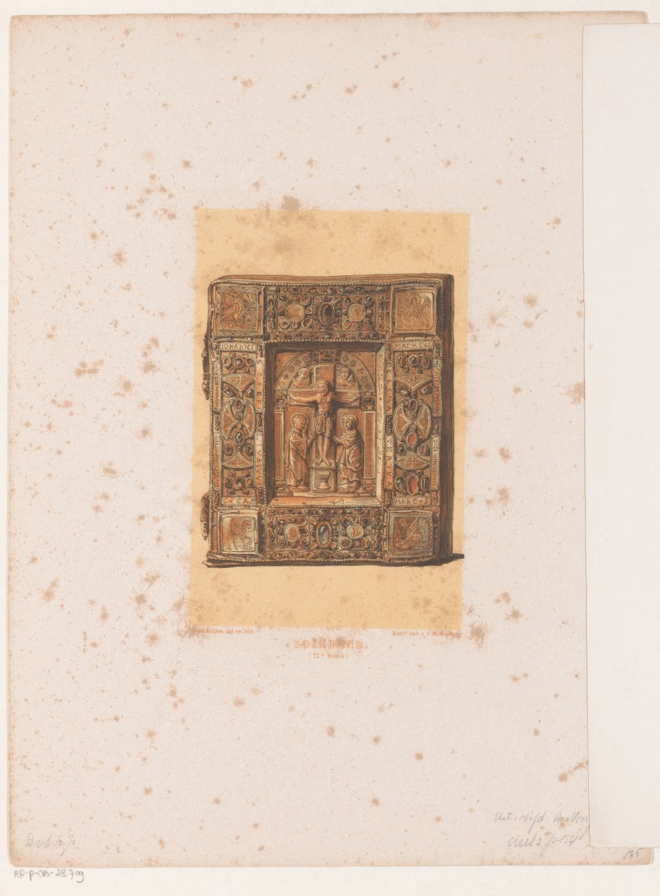 Book Cover, 12th Century by David van der Kellen