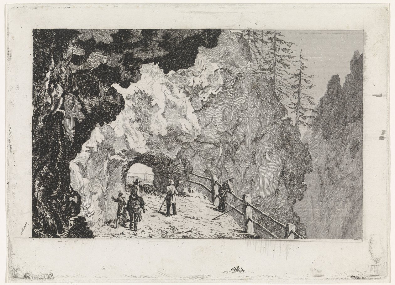 Passage in the Rocks by David van der Kellen