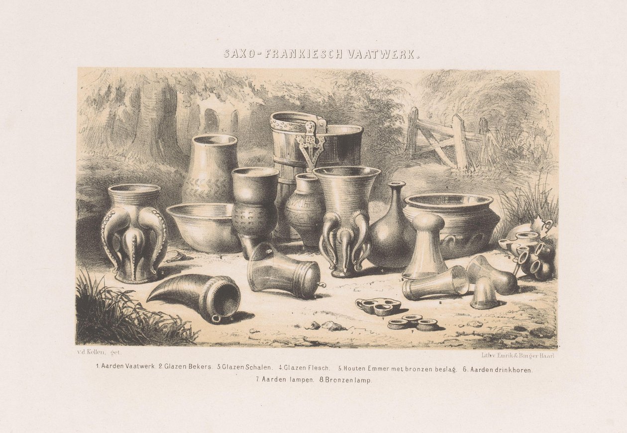 Saxo-Frankish Pottery by David van der Kellen