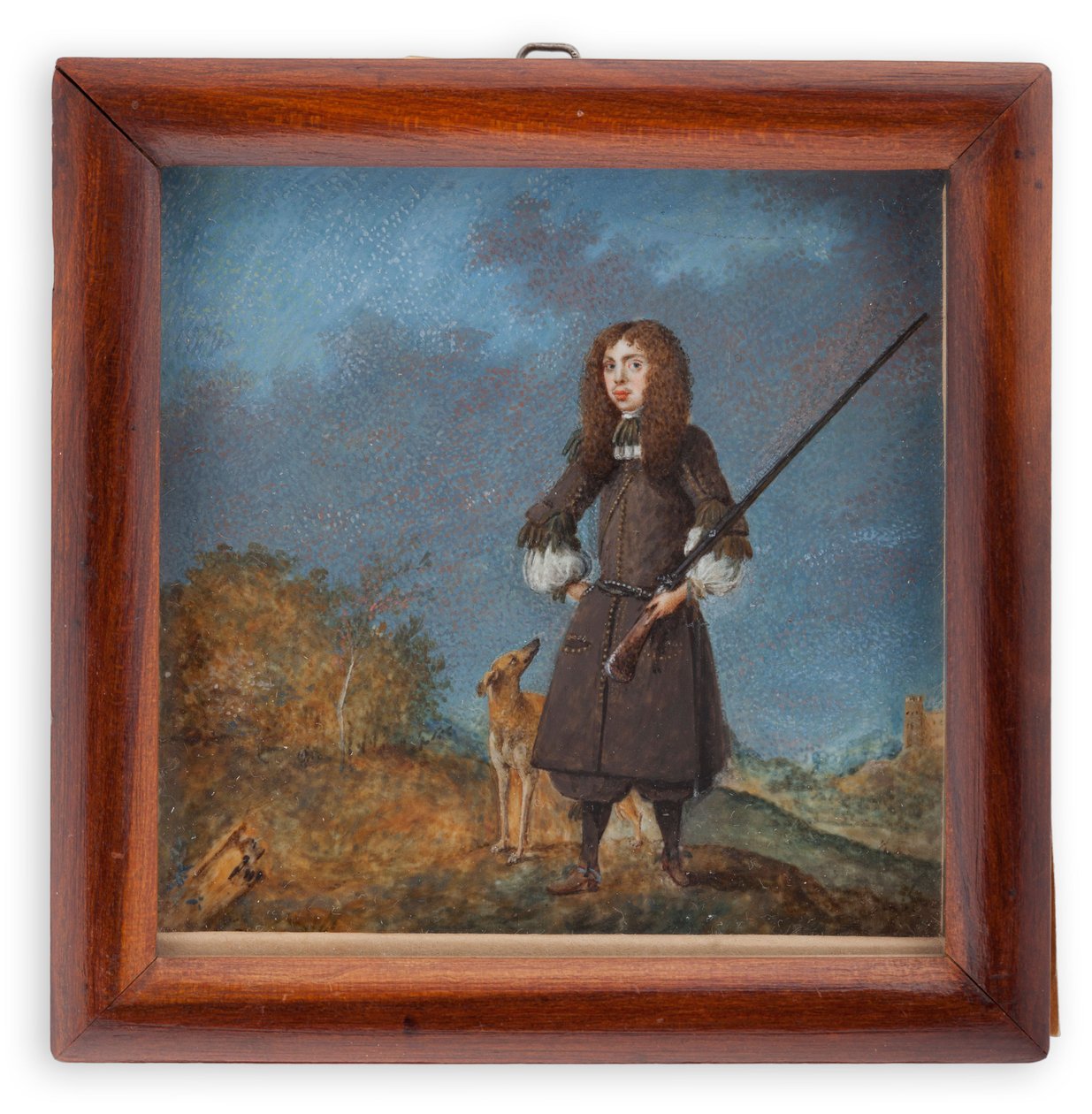 Hunter (Karl XI?) with his Dog by David von Krafft