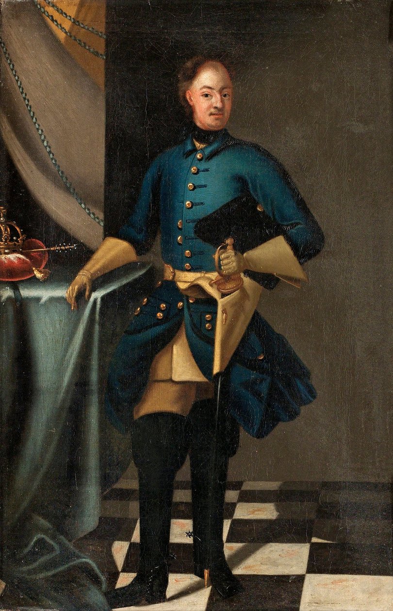 Portrait of King Charles XII of Sweden by David von Krafft