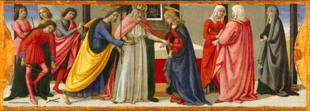 The Marriage of the Virgin by Davide Ghirlandaio