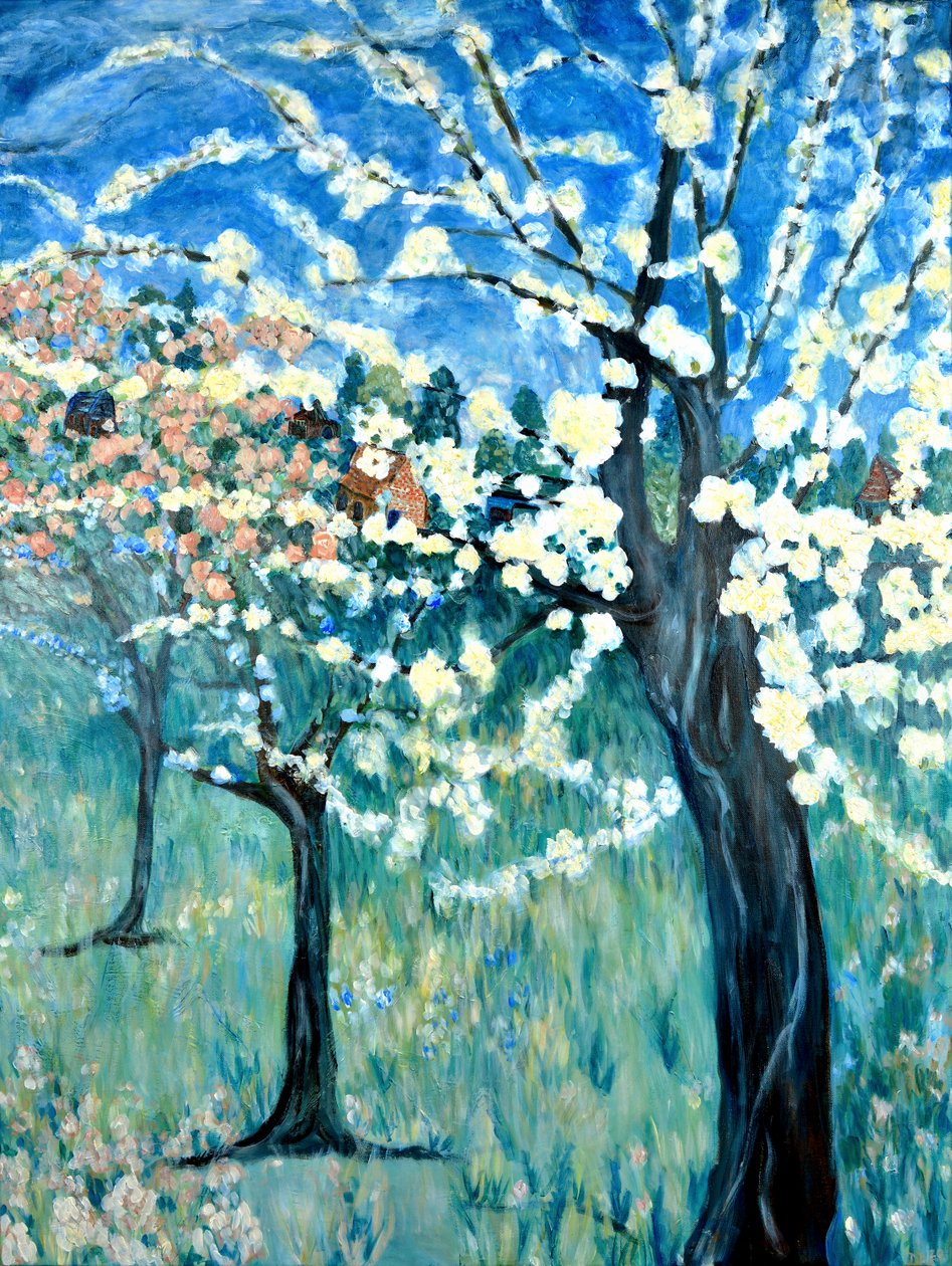 Apple Blossoms, 2020 by Deborah Eve Alastra