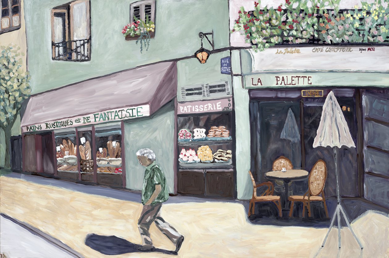 Cafe Corner, 2017 by Deborah Eve Alastra