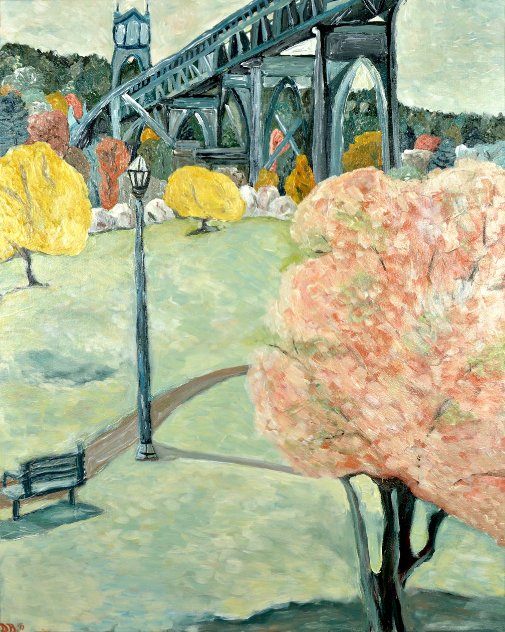 Cathedral Park, 2019 by Deborah Eve Alastra
