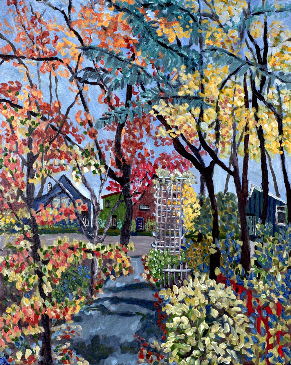 Fall Leaves, 2022 by Deborah Eve Alastra
