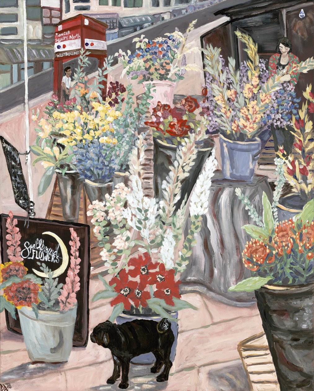 Flower Lady, 2018 by Deborah Eve Alastra