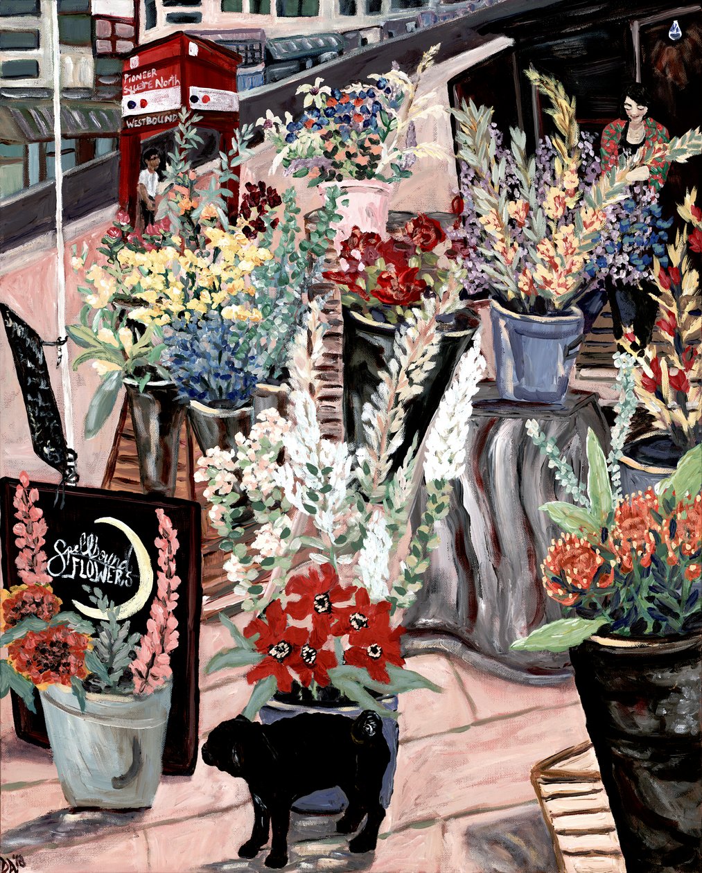 Flower Lady, 2020 by Deborah Eve Alastra