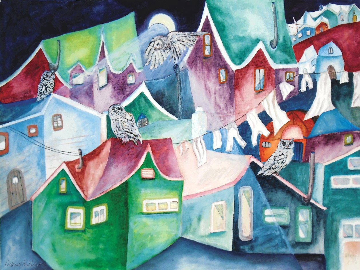 Night Owls, 2015 by Deborah Eve Alastra
