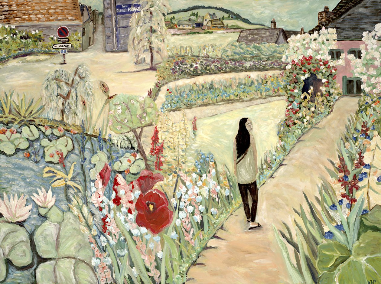 Nita in Giverny, 2017 by Deborah Eve Alastra