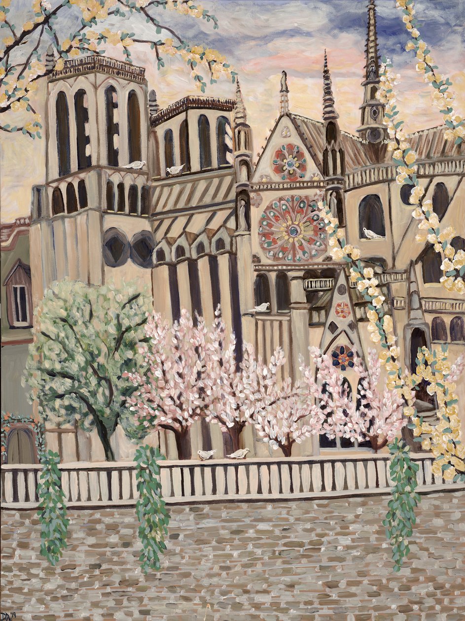 Notre Dame Doves, 2018 by Deborah Eve Alastra