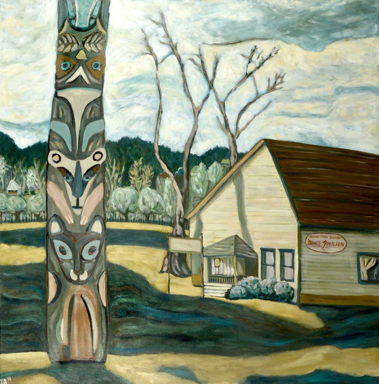 Oaks Totem, 2019 by Deborah Eve Alastra