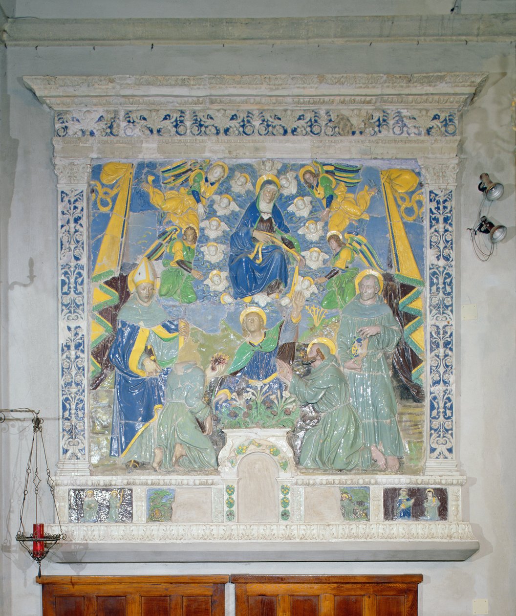 The Madonna of the Girdle, Bas Relief by Luca Della Robbia