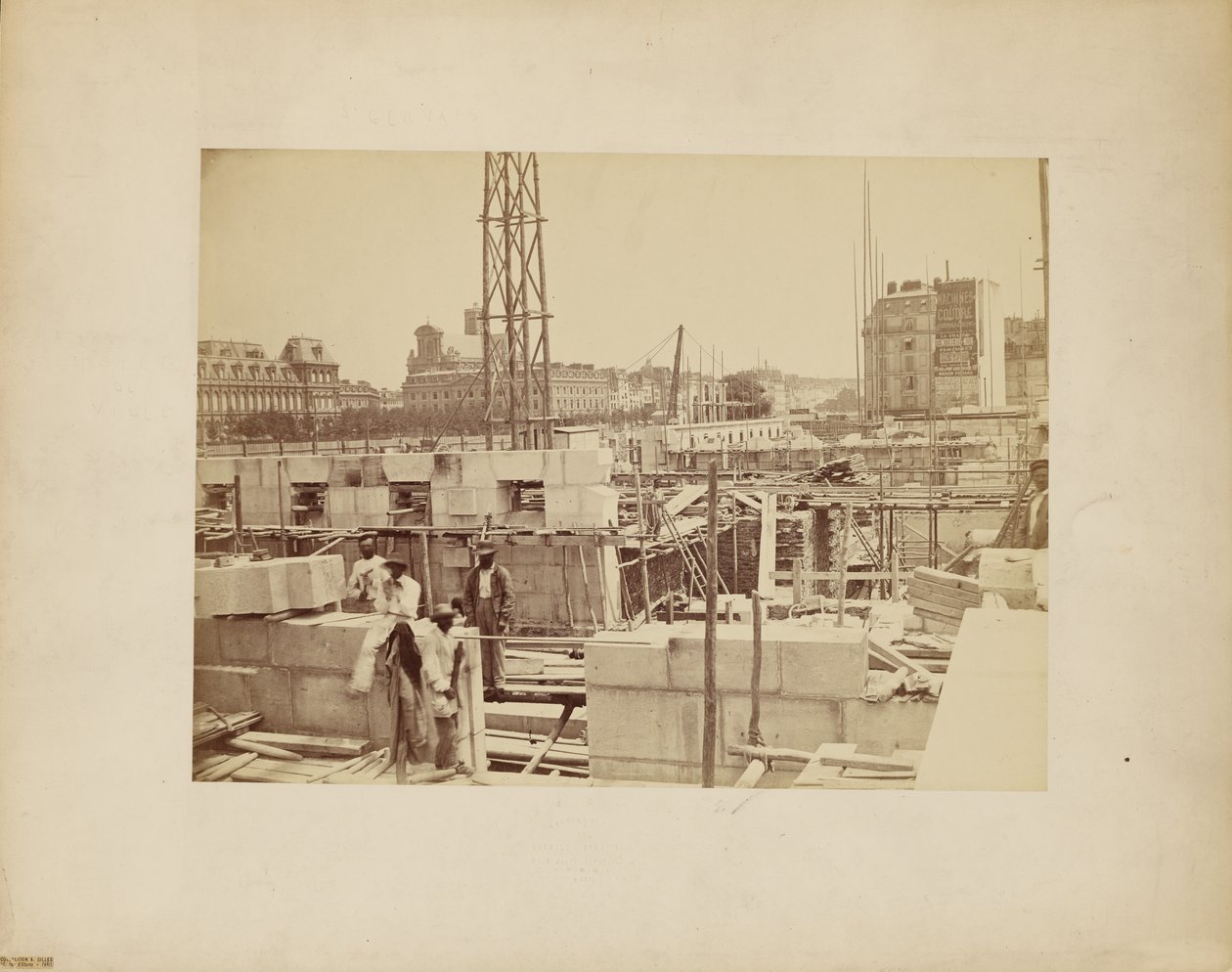 Construction Site in Paris by Delmaet and Durandelle