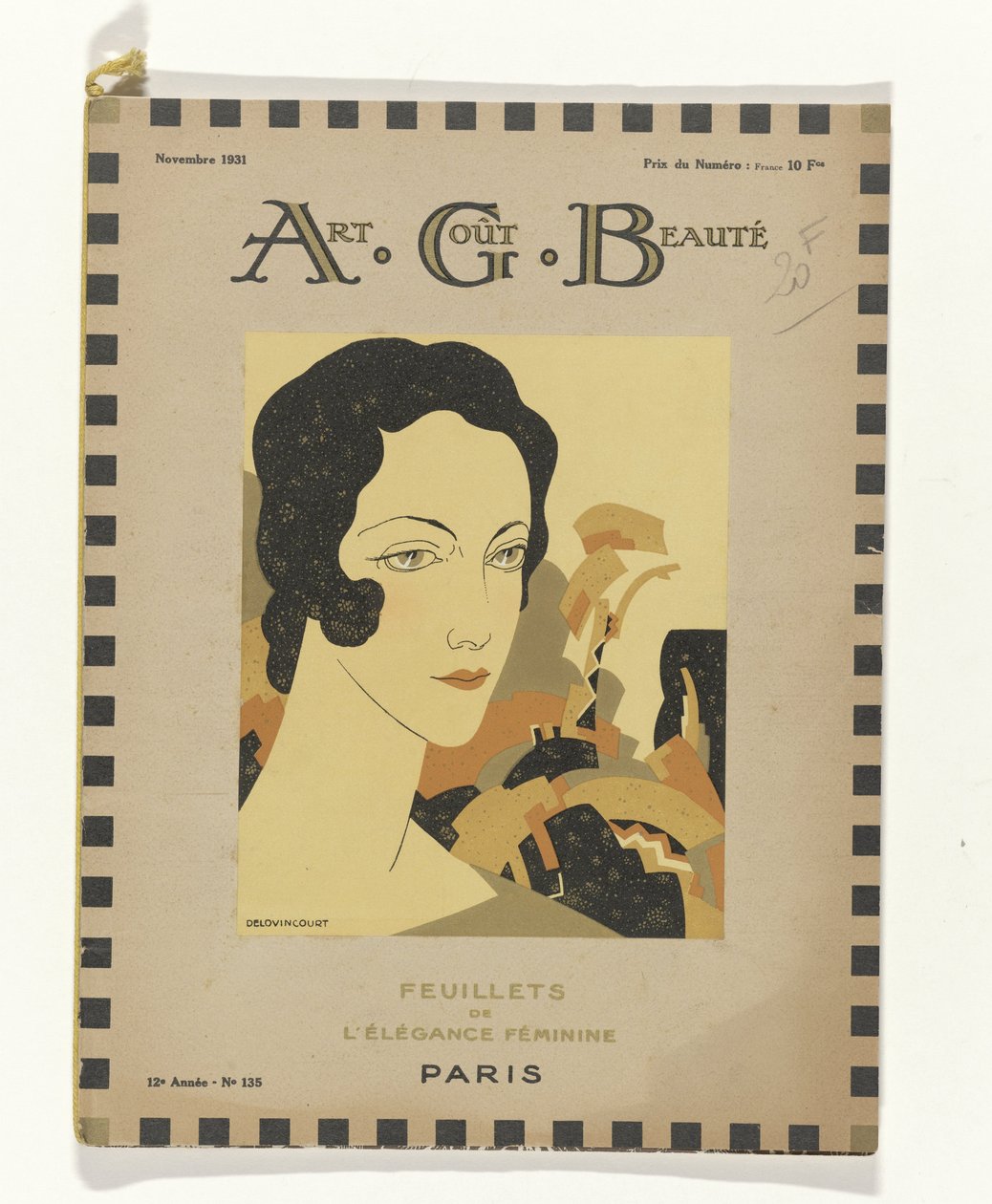 Art - Taste - Beauty, Pages of Feminine Elegance, November 1931, No. 135, 12th Year by Delovincourt