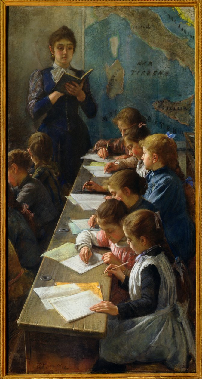 The Dictation Lesson by Demetrio Cosola