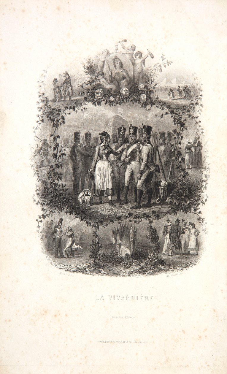 The Vivandiere by Denis Auguste Marie Raffet