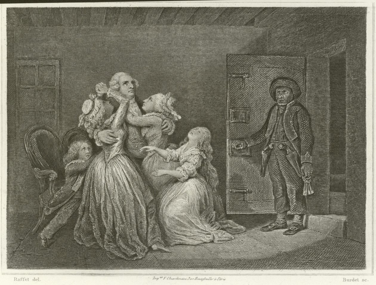 Louis XVI and His Family by Denis Auguste Marie (after) Raffet