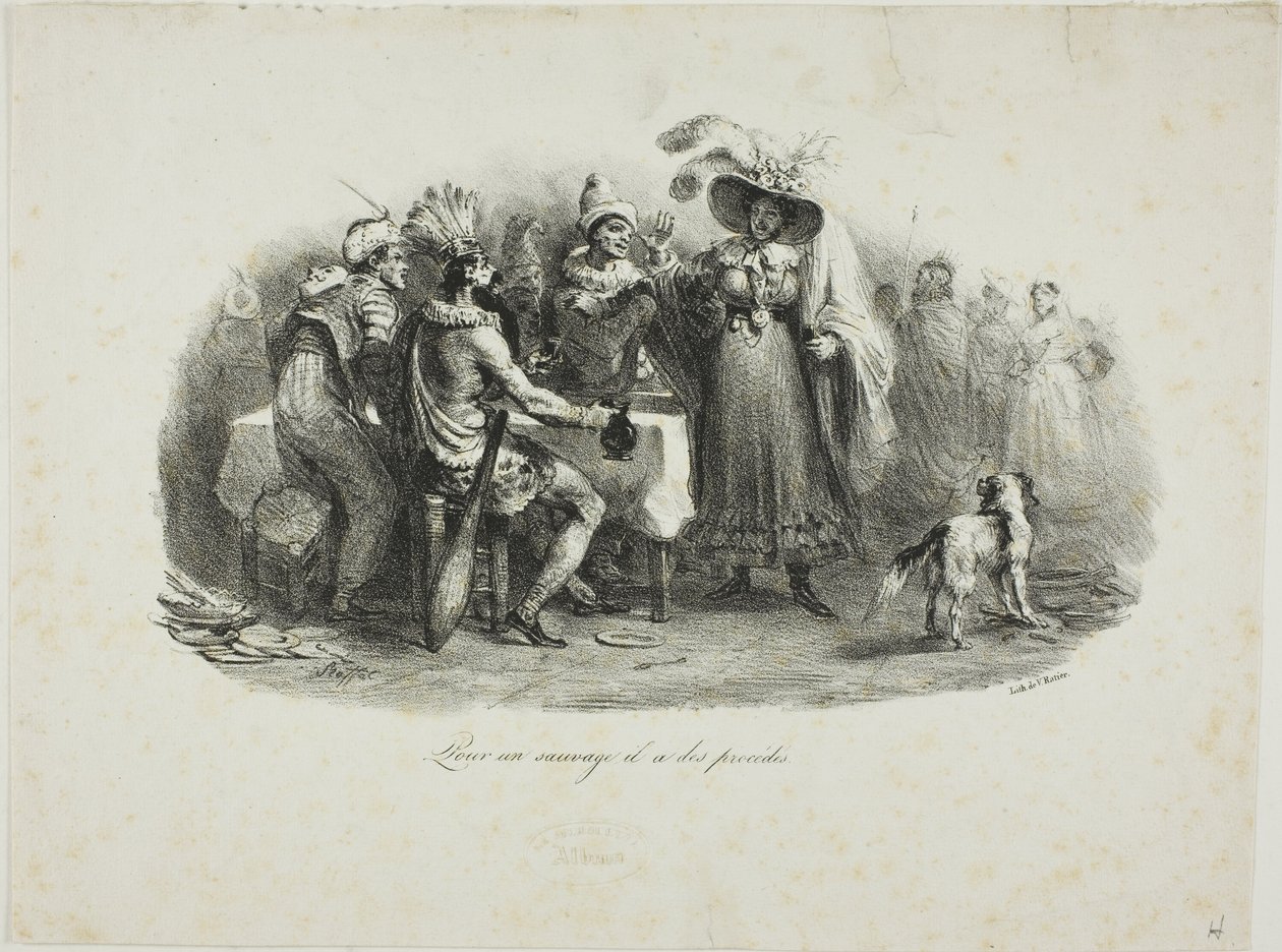 He Behaves for a Savage by Denis Auguste Marie Raffet