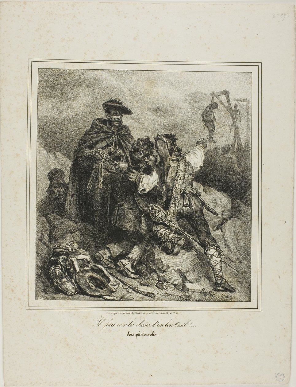 He Must See Things Favorably! by Denis-Auguste-Marie Raffet
