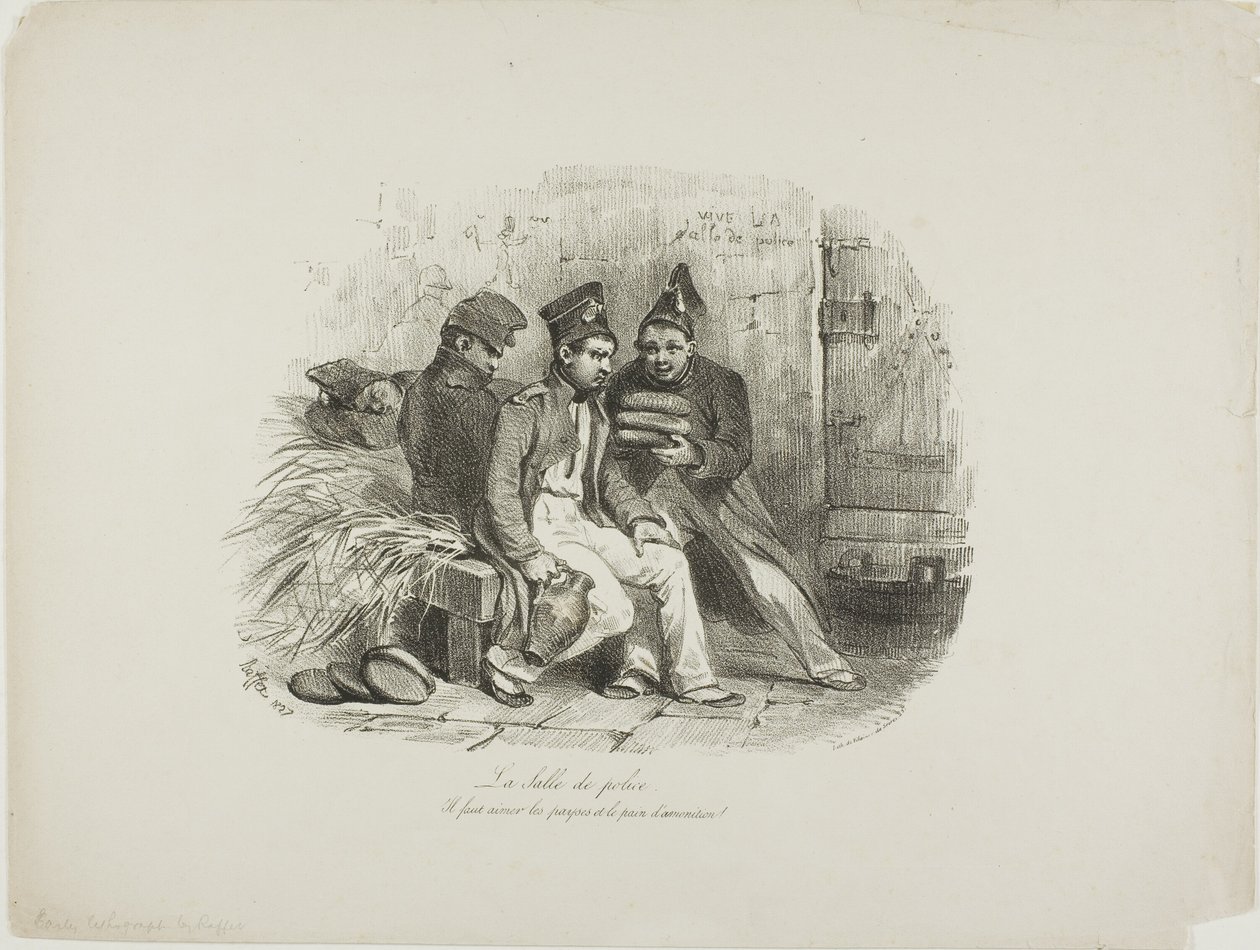 Military Prison by Denis Auguste Marie Raffet