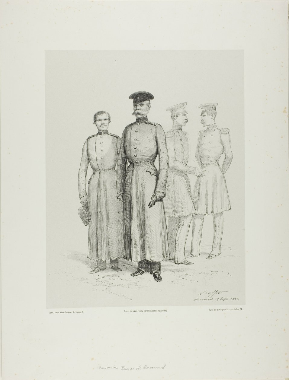 Russian Prisoners of Bomarsud by Denis Auguste Marie Raffet