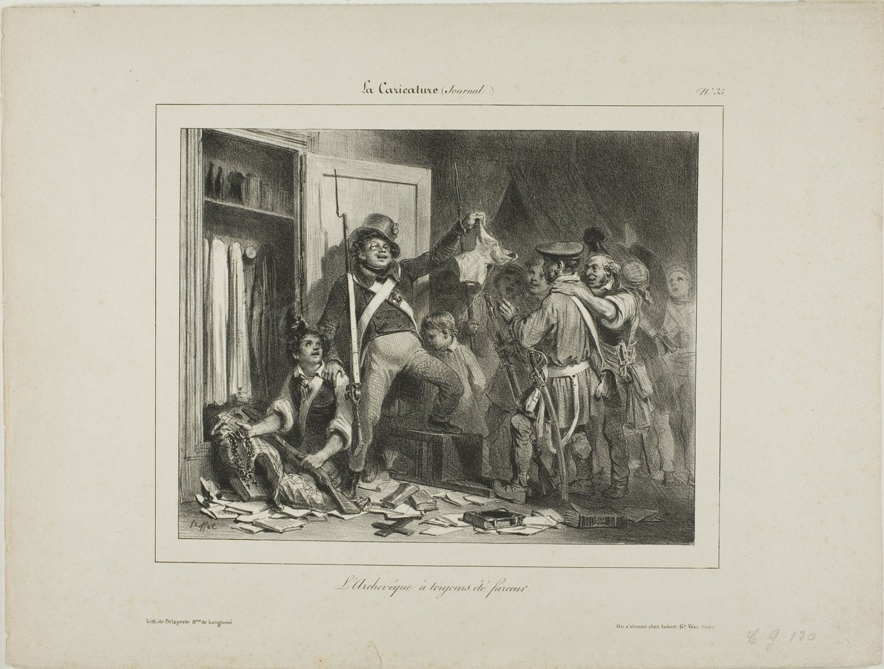 The Archbishop Was Always a Rogue by Denis-Auguste-Marie Raffet