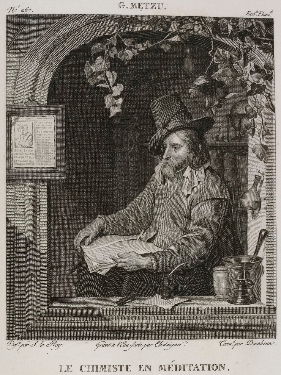 The Chemist in Meditation by Denis Sebastien Leroy